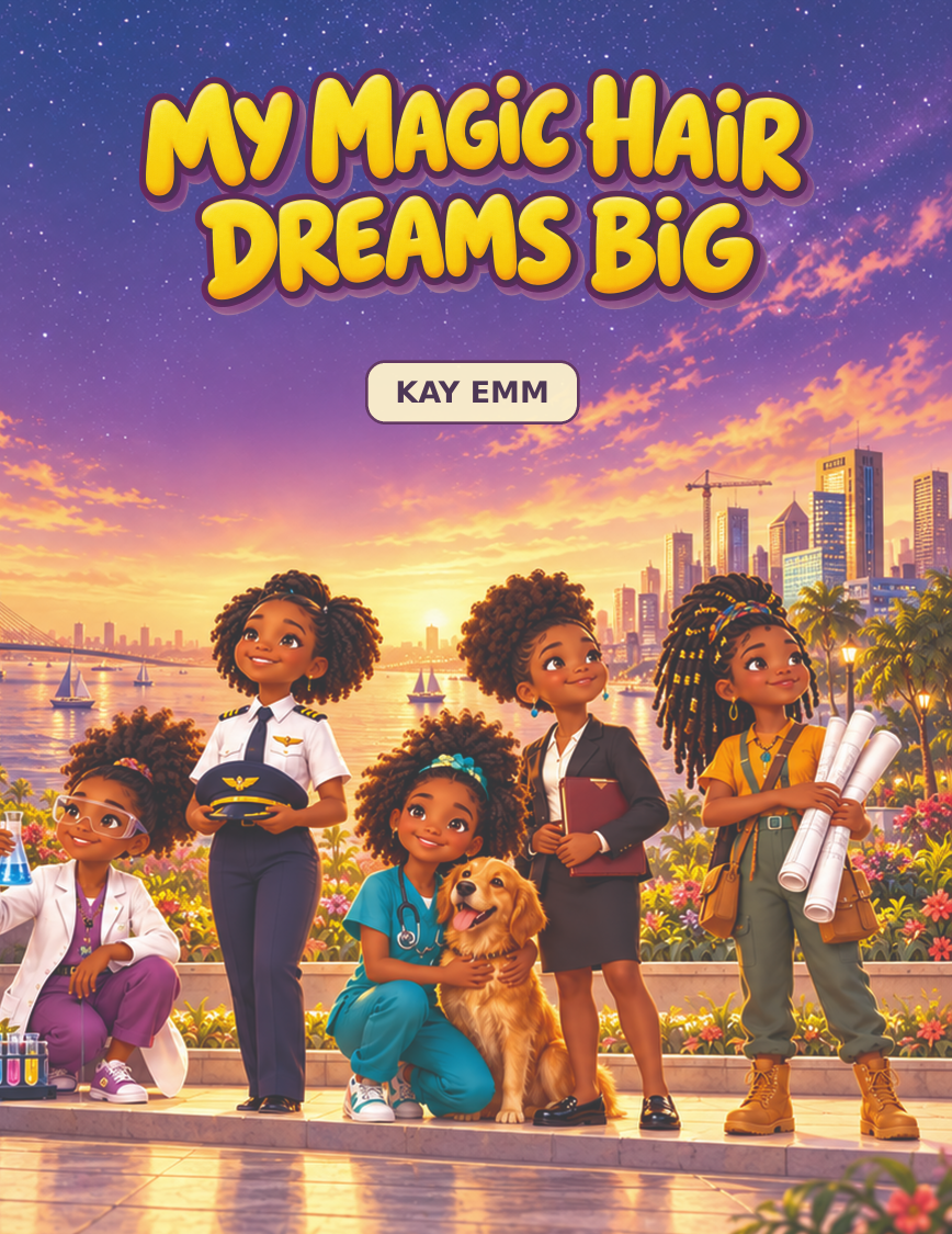 Cover of My Magic Hair Dreams Big by Kay Emm