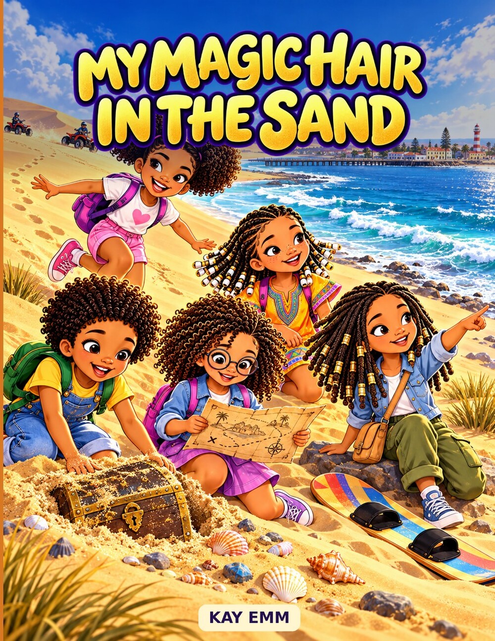 Cover of My Magic Hair in the Sand by Kay Emm
